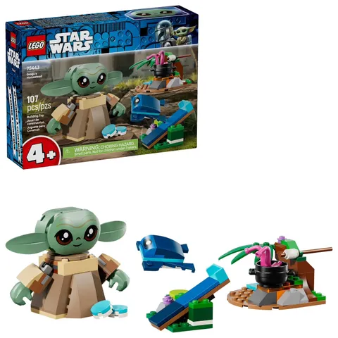 LEGO Star Wars Grogu's Homestead Building Toy, 107 Pieces