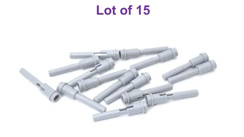 Lego Technic Pin 1/2 with 2L Bar Extension Flick Missile Light Bluish Gray