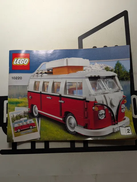 Lego 10220 Volkswagen t1 Camper Van Book 2 Instruction Manual Only! No LEGOs!