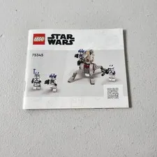 LEGO STAR WARS 75345 1st Clone Troopers Battle Pack Instruction Manual Only
