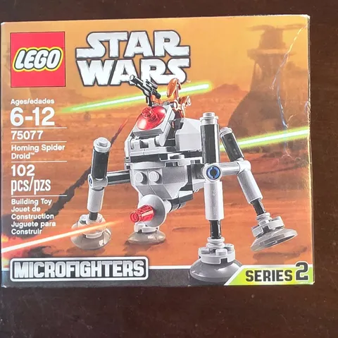 LEGO Star Wars Microfighters Homing Spider Droid 75077 Series 2 102 pcs