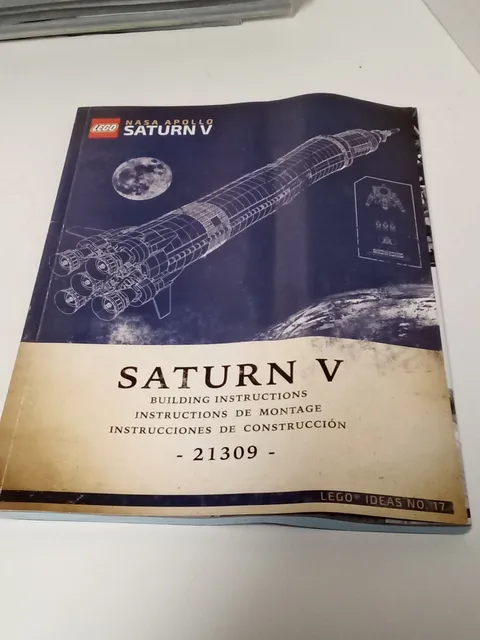 LEGO Manual For 21309 Ideas NASA Apollo Saturn V Instructions Only NO Parts 