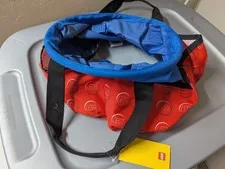 LEGO Big Storage Bucket Red & Blue #TT0211-300 2018 New with Tags