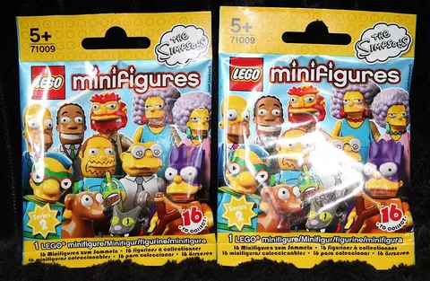 Lego - Two Simpson's Minifigures Blind Bags - Series 2 - 71009 - Retired - 2015