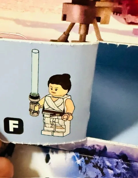 *NEW IN PACKAGE* LEGO Star Wars REY White Tied Robe Minifigure SW1054