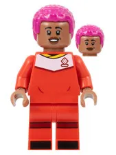 Asisat Oshoala - Red Soccer Uniform - Used LEGO