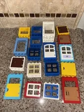 LEGO DUPLO Windows Doors Lot House Building Panels Frames Accessories #071