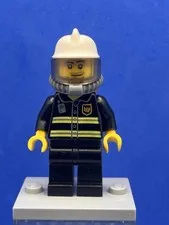 Firefighter cty0891 - LEGO City Fire Used Minifigure