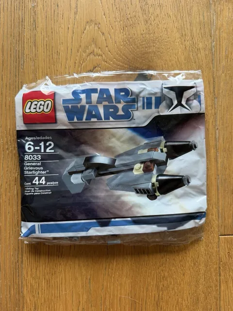 LEGO Star Wars: General Grievous Starfighter Polybag (8033) - New Sealed Retired