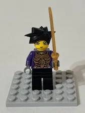 LEGO Exo Force Minifigure HITOMI (8107) ~ Dual Sided Face ~ RARE