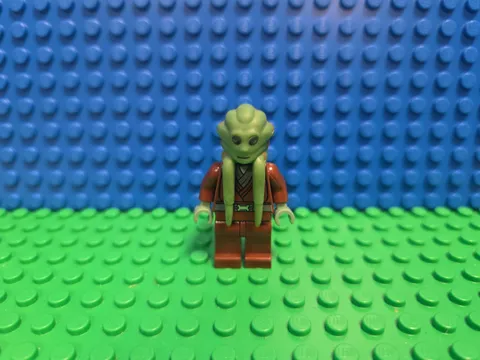 LEGO Kit Fisto Minifigure sw0163 7661 8088 CMF Lot Rare Retired Jedi Star Wars 