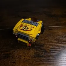 LEGO Dino 5884 Raptor Chase Yellow Truck Front Cabin Hood Bumper Parts Lot