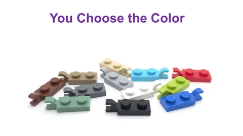 Lego 1x2 Plate with Clip on End Horizontal Grip You Choose the Color