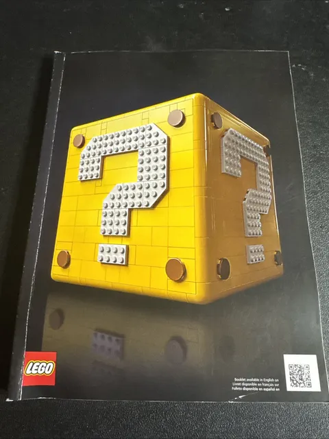 LEGO 71395 Super Mario 64 Question Mark Block Instruction Manual Only