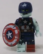 LEGO Marvel Minifigure Series 71031 colmar09 Zombie Captain America Minifigure