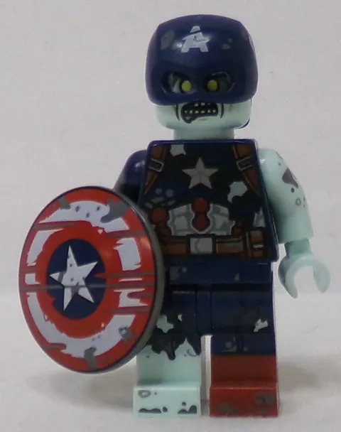 LEGO Marvel Minifigure Series 71031 colmar09 Zombie Captain America Minifigure