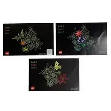 LEGO Succulents 10309 Plant Decor Building Kit Instruction Manuals Only