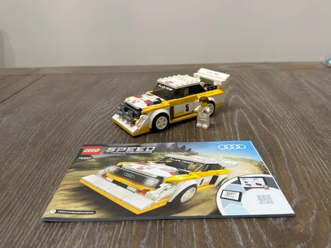 LEGO Speed Champions 76897 1985 Audi Sport quattro S1 Complete Manual Retired