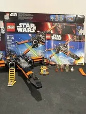 LEGO Star Wars Poe's X-Wing Fighter 75102 100% Complete Minifigs Box Instruction