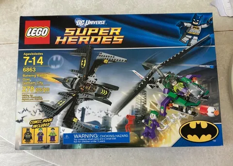 LEGO 6863 DC SUPER HEROES Batman Batwing Battle Over Gotham City NEW IN BOX