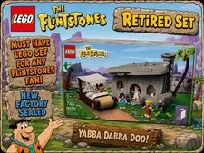 Lego 21316 Ideas The Flintstones *New, Factory Sealed* Fred Rubble Retired