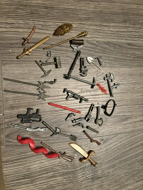 Mixed Lot -Lego kingdom weapons & More. parts & pieces