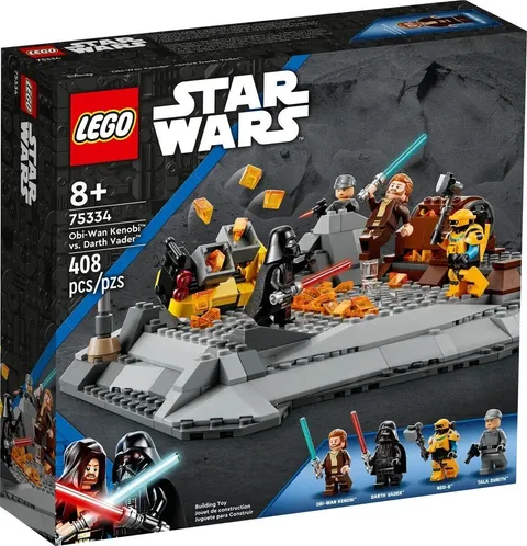 LEGO® Star Wars Obi-Wan Kenobi vs. Darth Vader 75334 Brand New FREE Shipping