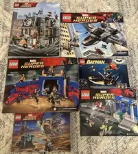 LEGO Super Heroes Instructions Lot 