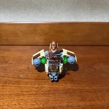 LEGO Star Wars 75129 Wookiee Gunship Microfighter + Minifigure Missing Wing