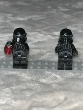 Lot Of 2 Lego Sw0807 Lego Minifigure: Star Wars Imperial Death Trooper SW0807