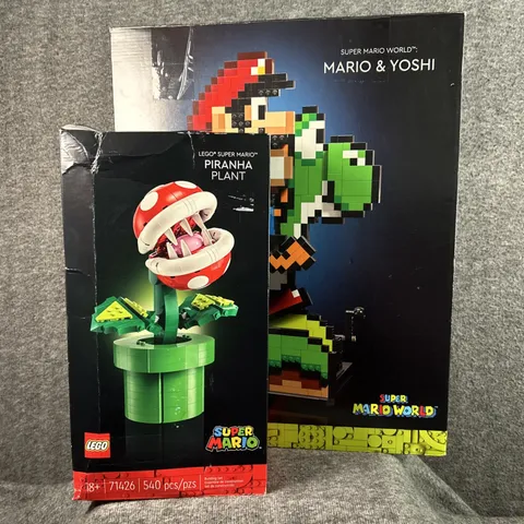 LEGO Super Mario 71438 Mario & Yoshi + 71426 Piranha Plant Bundle New