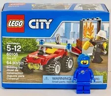 LEGO (60105) City: Fire Atv - New Sealed Retired - Fireman Town Truck Rescue