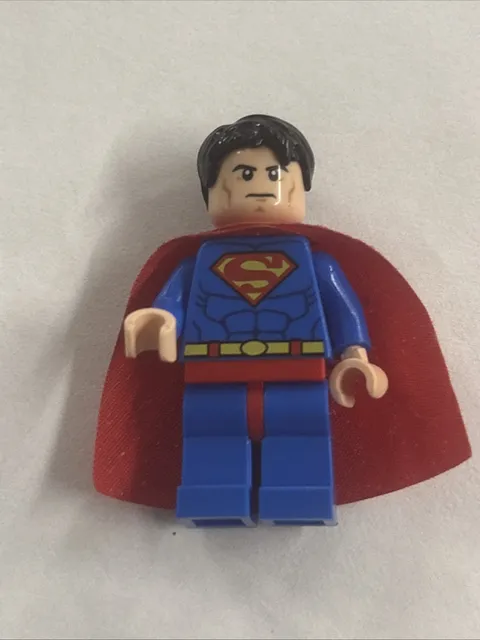 Lego Superman 76040 Blue Suit Dual Sided Head Super Heroes Minifigure