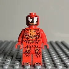 LEGO Carnage Minifigure Marvel Super Heroes 76163 sh0632 CMF Lot Rare - 3D