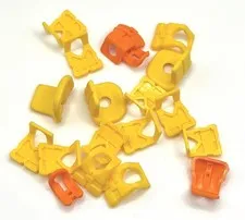 LEGO Mix Lot of Yellow and Orange Minifigure Life Jackets inv.573