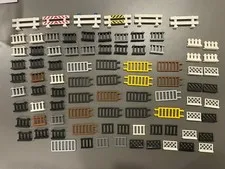Lego Fences Lot - 87 Pieces - Lattice Spindled Gate Rare
