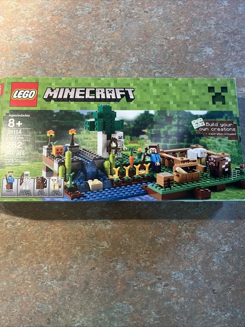 Lego Minecraft 21114 The Farm 100% Complete With Box And Manual