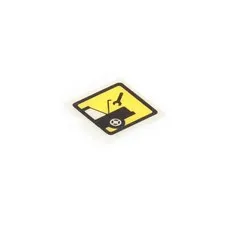 1x LEGO Electric Light Brick 2x2 Clip-On Plate White Yellow Car Repair 2384pb02