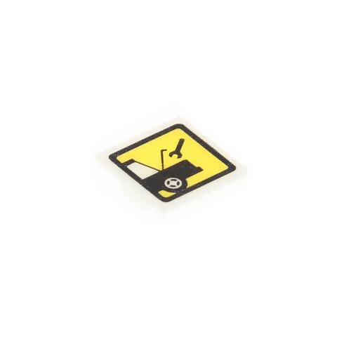 1x LEGO Electric Light Brick 2x2 Clip-On Plate White Yellow Car Repair 2384pb02