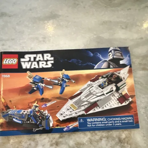 LEGO Star Wars 7868 Droid Gunship Instruction Manual Booklet Illustrated 2011