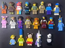 LEGO Minifigure Lot of 21 Assorted Figures- CMF, Minecraft, Scooby Doo, Etc…
