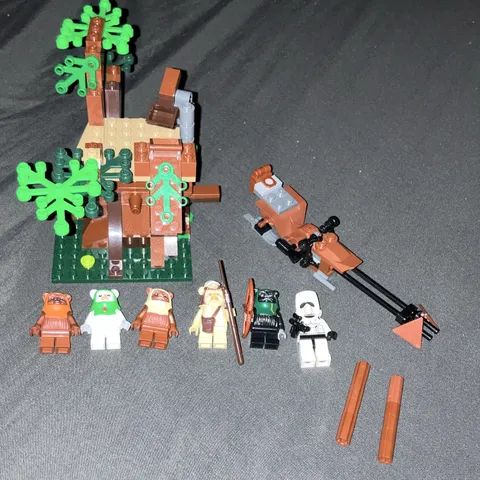 LEGO Star Wars Ewok Attack 7956 Complete Set 166pcs w/ Minifigures, No Box