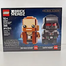 LEGO BrickHeadz: Obi-Wan Kenobi & Darth Vader (40547) - NEW
