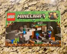 LEGO Minecraft 21141 The Zombie Cave Illustrated Manual Booklet English