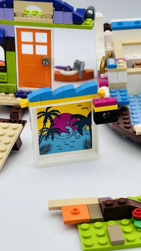 LEGO Friends Tropical Beach Resort Build Parts Dock Walkway Pool Deck Island Lot