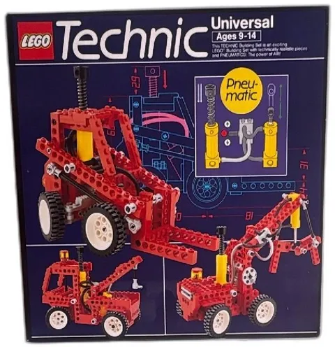 LEGO Technic Universal Set 8044 Pneumatic 199 Pieces 1989 Vintage New