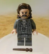 LEGO 75945 MINI FIGURE Sirius Black hp174 GREY OUTFIT AND WAND 2019