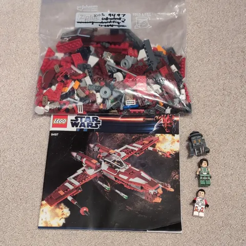 LEGO Star Wars 9497 Republic Striker-Class Starfighter 100% complete minifigs