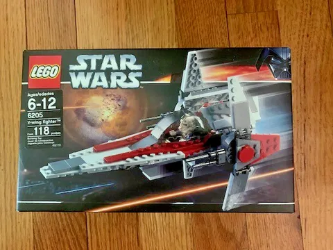 Star Wars LEGO 2006 V-Wing Fighter 6205 118pcs NISB Denmark