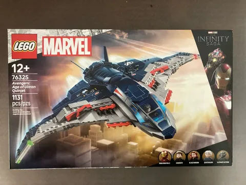 LEGO Marvel Avengers: Age of Ultron Quinjet Complete Set 1131 Piece (76325)